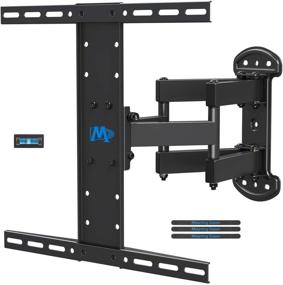 img 4 attached to 📺 Full Motion TV Wall Mount Bracket for LG - Mounting Dream TV Mount for 26-55 Inch Flat Screen TVs, Swivel Articulating Dual 6 Arms Can Support up to 99 LBS and Complies with VESA 400x400mm MD2381