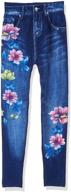 👖 girls' denim leggings: just love 29632 size 10-12 – trendy and comfy clothing! logo