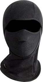 img 4 attached to 🏔️ ZERDOCEAN Winter Windproof Fleece Thermal Full Face Motorcycle Ski Mask Balaclava: Ultimate Protection for Cold Weather Activities