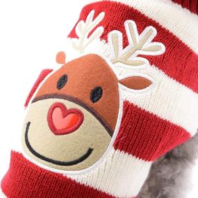 img 1 attached to Christmas Sweaters Reindeer Clothes Knitwear