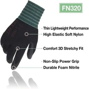 img 3 attached to 🧤 DEX FIT Nitrile Lightweight Washable: Optimal Protection & Easy Maintenance