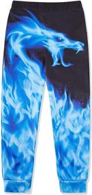 img 3 attached to UNICOMIDEA Athletic Sweatpants for Active Boys: Comfortable Drawstring Activity Pants