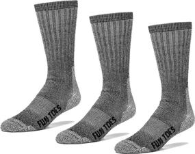 img 3 attached to 🧦 Premium Wool Socks for Women - FUN TOES Thermal Insulated, 3 Pairs, Ultra Warm Merino Wool, Ideal for Hiking