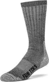 img 2 attached to 🧦 Premium Wool Socks for Women - FUN TOES Thermal Insulated, 3 Pairs, Ultra Warm Merino Wool, Ideal for Hiking