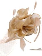 felizhouse organza fascinator cocktail headwear women's accessories logo