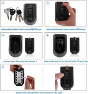 🔐 secure and convenient lospu hy indoor & outdoor key lock box for mortise style keys логотип