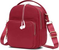 versatile crossbody travel shoulder handbags & 👜 wallets with smartphone pockets for women's crossbody bags logo