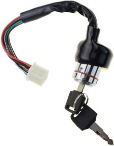 img 2 attached to 🔑 WOOSTAR 6 Wire Ignition Key Switch On Off 2 Position Replacement: Suitable for 50cc to 250cc Taotao Redcat Roketa Sunl ATV, 4 Wheeler, Dirt Pit Bike, Go Kart