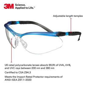 img 2 attached to 3M Anti Fog Protective Eyewear 11471 00000 20