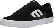 👟 etnies windrow skate shoes in black and white логотип