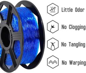 img 1 attached to 🔵 Flexible Blue Filament Tolerance by YOYI