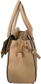 img 3 attached to Handbag Bow Knot Leather Handle Designer Women's Handbags & Wallets in Totes