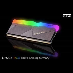 img 3 attached to 💪 Высокопроизводительная оперативная память KLEVV CRAS X RGB 32 ГБ (2 x 16 ГБ) DDR4 для игр UDIMM с чипами SK Hynix, 288 контактов, PC4-28800 3600 МГц CL18 - идеально подходит для настольных компьютеров (Модель: KD4AGU880-36A180X)