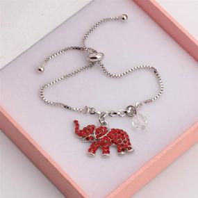 img 3 attached to CHOORO Elephant Bracelet Sorority£¨Red Bracelet 1£