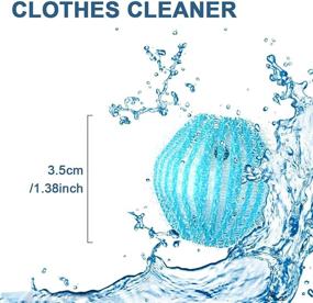 img 3 attached to 🐾 Efficient 16 Pcs Pet Hair Remover for Laundry + 2 Pcs Washing Machine Hair Catcher Set: Reusable Lint Remover Balls & Cleaning Mesh Bag