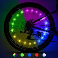 🚴 brighten up your ride with let's go 2-tire pack led bike wheel lights - waterproof, battery included! logo