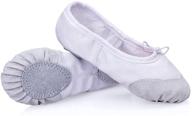 🩰 soft split sole daydance ballet slippers - dance shoes for toddler, kids, boys, girls & adults logo