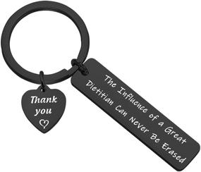 img 4 attached to 🍏 Dietitian Gift Keychain FEELMEM – Nutrionist Appreciation Gift for Dietitians