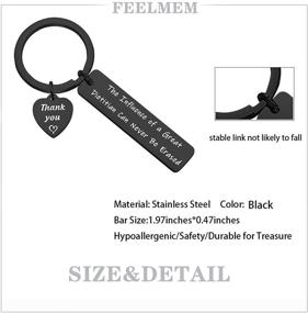 img 3 attached to 🍏 Dietitian Gift Keychain FEELMEM – Nutrionist Appreciation Gift for Dietitians
