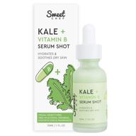 🥬 hydrating antioxidant-rich facial serum - sweet chef kale + vitamin b serum shot with aloe vera for moisturizing + soothes dry skin - vegan, 1 fl oz logo