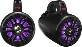 img 4 attached to Акустическая система BOSS Audio Systems B40RGB для внедорожников и транспортных средств с колесами - усилитель, 4 дюйма, полный диапазон, 2 динамика, Bluetooth, RGB LED подсветка, защита от пыли и воды по стандарту IPX5, продается парами.