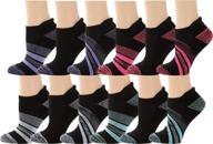 🧦 ultimate performance: top step women's 12-pair no show/low cut athletic socks with cushion sole логотип