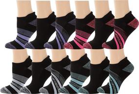 img 4 attached to 🧦 Ultimate Performance: Top Step Women's 12-Pair No Show/Low Cut Athletic Socks with Cushion Sole