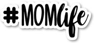 👩 mom life sticker - hilarious mom quotes vinyl decal - laptop, phone, tablet sticker - 2.5" vinyl decal - s4252 logo