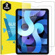 📱 moko 2 pack tempered glass screen protector for ipad air 4 & ipad pro 11-inch 2021/2020/2018 - anti-scratch, hd clear, premium quality logo