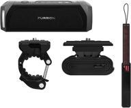 🔊 furrion lit adventure pack portable bluetooth speaker - black logo