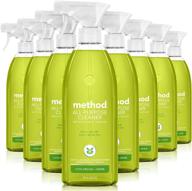 🌿 method all-purpose cleaner spray, eco-friendly and biodegradable formula ideal for counters, tiles, stone, and more, refreshing lime + sea salt fragrance, 828 ml spray bottles, 8 pack, pack design may vary logo