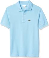 👕 lacoste short sleeve classic pique boys' top: timeless style for shirts, tees & more logo