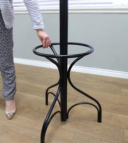 img 2 attached to Stylish Frenchi Home Furnishing Metal Coat Rack Umbrella Stand – Organize Your Entryway with Elegance