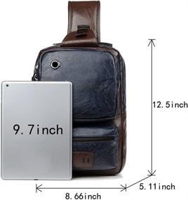 img 1 attached to Vintage Backpack Capacity External Earphone Outdoor Recreation