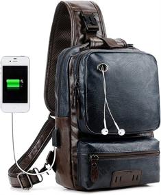 img 3 attached to Vintage Backpack Capacity External Earphone Outdoor Recreation