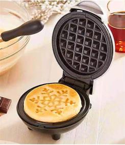 img 3 attached to DASH MINI SNOWFLAKE WAFFLE MAKER