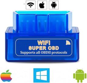 img 4 attached to Продвинутый WiFi OBD2 Сканер: Launchh OBDII Автоматический Диагностический Инструмент для Android iOS (iPhone iPad), Считывание Кодов Ошибок и Диагностический Сканер