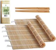 natural bamboo rolling chopsticks - ideal for eco-friendly dining experience logo