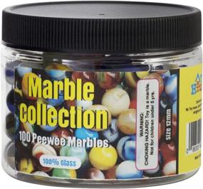 img 1 attached to Streamline Your Space: Marbles Assorted Colors Marble Storage Solution