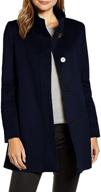 womens collar overcoat artificial outwear women's clothing for coats, jackets & vests logo