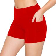 premium buttery soft solid stretch cheerleader running dance volleyball short pants: always women workout yoga shorts логотип