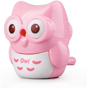 img 4 attached to 🦉 StudentsZone Cute Pencil Sharpeners: Kawaii Owl-Pink Manual Sharpeners for Kids, Artists & Colored Pencils