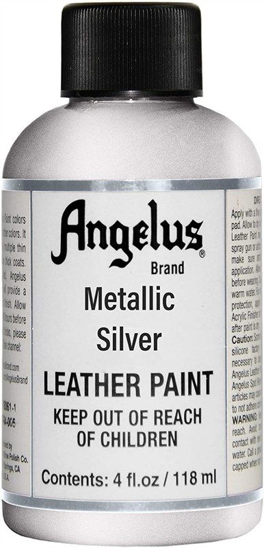 Shimmering Silver Delight: Angelus Leather Paint 4 oz…