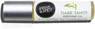 🌺 изысканное масло для женщин tiare & teakwood - аромат в ролике с намеком на травы и корень - 10 мл. логотип
