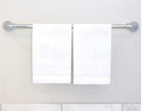 img 3 attached to 🌿 CleverDelights White Linen Hemstitched Hand Towels - 6 Pack - 100% Linen - Tea Towels - 14"x22