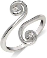 jewelryweb sterling adjustable zirconia 15mmx15mm logo