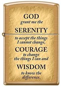 img 2 attached to Grant Serenity Prayer Zippo Lighter