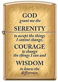 img 1 attached to Grant Serenity Prayer Zippo Lighter
