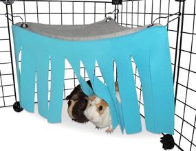 img 2 attached to Cozy Corner Fleece Forest Hideout: Perfect Accessories and Toys for Guinea Pigs, Ferrets, Chinchillas, Hedgehogs, Dwarf Rabbits, and more!