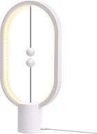 🔋 jackyled battery-powered touch control table lamp - 6 dimming levels, mid-air switch, 2 color temperature, warm eye-care - ideal for living room bedroom office reading (white) логотип